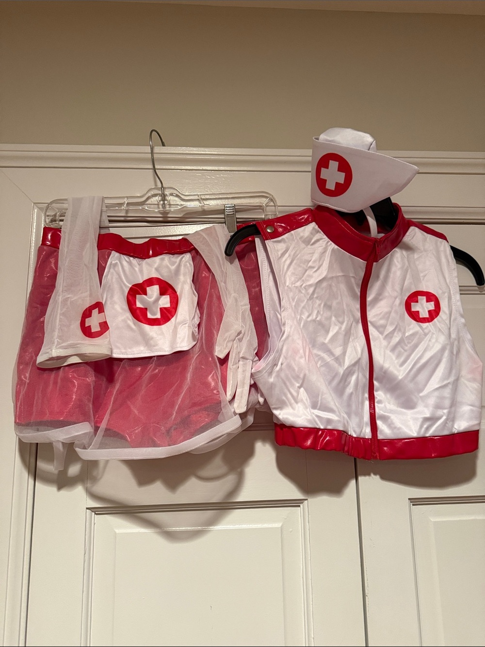 Nurse Costume Set - White and Red